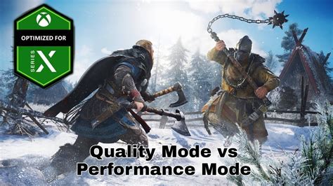 assassin's creed valhalla mode performance ou qualité